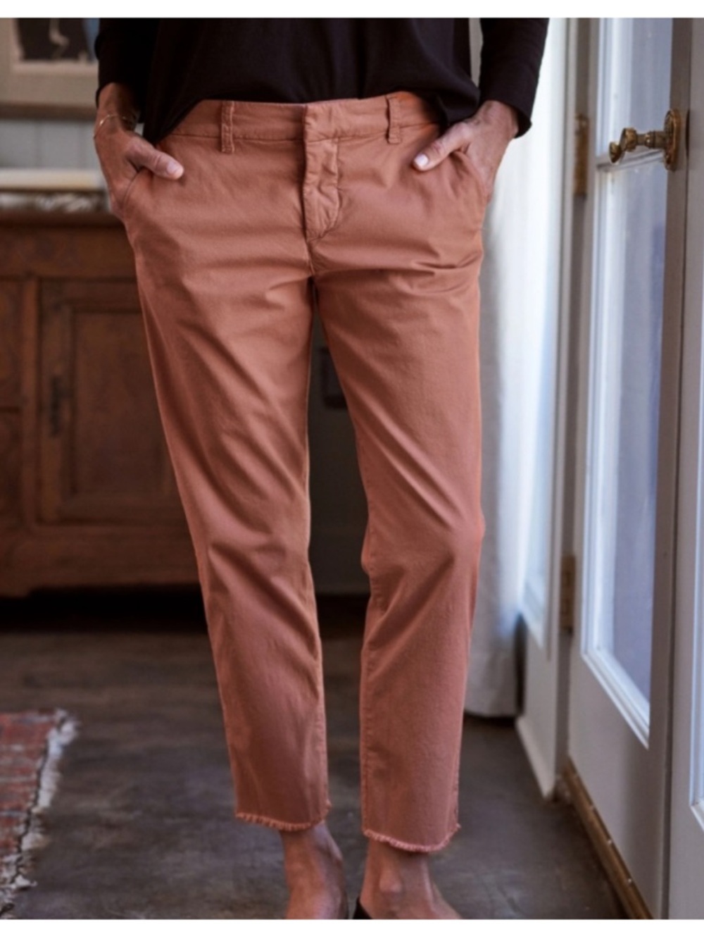 Frank & Eileen Wicklow Italian Chino Performance Twill in Cloves Sz 6